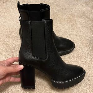 Tory Burch Miller bootie, size 6.5, color; black